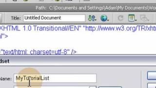 Dreamweaver CS4 Pagination Tutorial Paging Database Results [upl. by Savil]