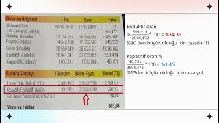 Elektrik Faturası Üzerinden Reaktif Ceza Hesaplama [upl. by Lyudmila]