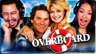 OVERBOARD 1987 Movie Reaction  First Time Watch  Kurt Russell  Goldie Hawn  Garry Marshall [upl. by Deeanne789]