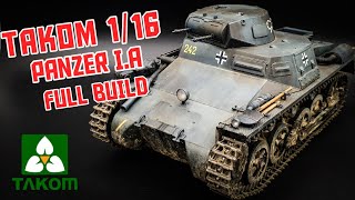 Takom 116 Panzer I  Full Build [upl. by Saphra]