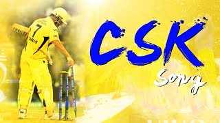 CSK Anthem 2019  IPL 2019 Song  Dhoni Gethu  Whistle Podu  Aadhan Tamil [upl. by Zoila]