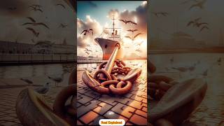 Ship anchor chain ⛓️ facts chain shiplife anchor knowledge shipfacts amazingfacts [upl. by Anyrtak]