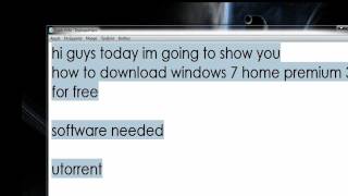How To Download Windows 7 Home Premium 32bit [upl. by Laureen]