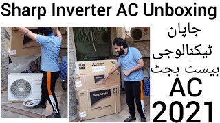 Sharp AYX18HCP 15 Ton Inverter AC Unboxing  By Rehan Arshad [upl. by Orms]