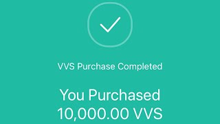 How To Buy VVS On Cryptocom [upl. by Jedediah]