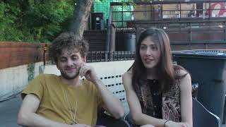 Interview with Caroline Polachek amp Patrick Wimberly of Chairlift 2012 [upl. by Dickens]