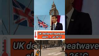 UK declared heatwave at 26°C shorts trending reaction [upl. by Raddy]