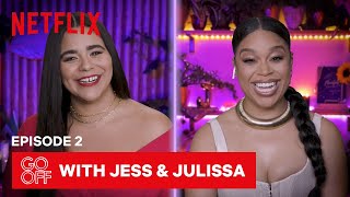 Jess Marie Garcia amp Julissa Calderon On Moxie Breakup Advice amp The Queens Gambit I Go Off [upl. by Nhepets]