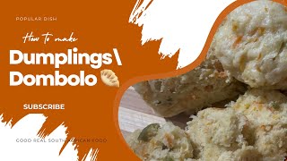 How to make Dumplings  Dombolo  Streamed Bread recipeideas [upl. by Airolg575]