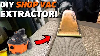 How to Turn Your Shop Vac into a Carpet Extractor DIY Auto Detailing Extractor [upl. by Aida]