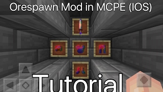 How To Get The Orespawn Addonresources in MCPE IOS No Computer No Jailbreak [upl. by Ydisac]