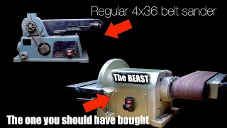 DONT BUY A 4x36 Belt Sander Before You Watch This  Buck Tool 4x36 Belt Sander Review [upl. by Seerdi]