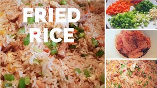 FRIED RICE RECIPE  CHINESE CHICKEN RICE [upl. by Adore]