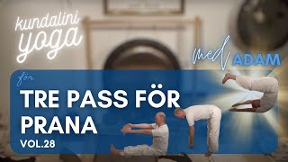 Vol28 Kundaliniyoga Tre pass för prana [upl. by Danika308]