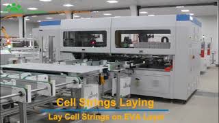 Amerisolar Automatic Production Line Video [upl. by Leiruh393]