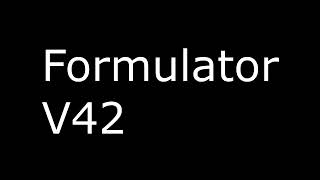 Formulator V42 SFX [upl. by Eilsil]