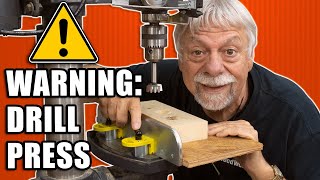 WARNING The drill press is one of the most dangerous tools Heres how to use it safely [upl. by Nichani622]