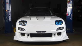 Rx7 Sleek headlights RUINED my car [upl. by Salman]