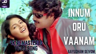 Innum Oru Vaanam 4K Official HD Video Song  SundarC  Srikanth Deva  Aayudham Seivom Video Song [upl. by Nairad797]