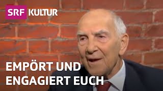 «Empört Euch» – Stéphane Hessel im Gespräch über Aktivismus  Sternstunde Philosophie  SRF Kultur [upl. by Elconin751]