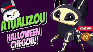 Atualização Outubro  Halloween  Animal Jam  Live especial  AJ 2024 [upl. by Asirem471]