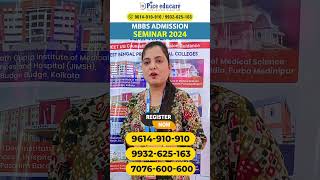 MBBS Admisson Seminar 2024 in Kolkata  NEET UG 2024 Counselling Guidance  1 to 1 Counselling mbbs [upl. by Oliric349]