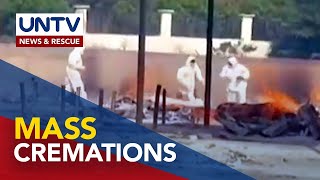 Mass cremations inumpisahan na sa India sa gitna ng patuloy na pagtaas ng COVID19 deaths [upl. by Nelak905]