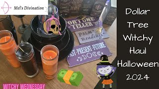 Dollar Tree Witchy Haul  Halloween 2024  Witchy Wednesday [upl. by Kelda748]