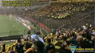 Barcelona SC 1  Boca 2 Copa Libertadores 2013 [upl. by Bultman]