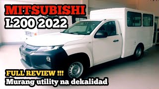 NEW MITSUBISHI L200 2022 FB BODY DUAL AC FULL REVIEW [upl. by Undis]