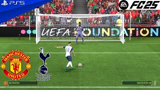 FC 25  Manchester United vs Tottenham Penalty Shootout  UEFA Europa League Final 2425 [upl. by Nitin]