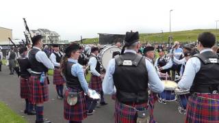 Clontibret Pipe Band practising [upl. by Joela126]