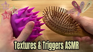 20 Different ASMR Textures and Triggers  Tapping Mouth Sounds Scratching ASMR [upl. by Bajaj]