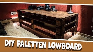 DIY Paletten Lowboard [upl. by Ecnarrot465]