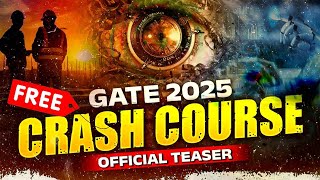 GATE 2025 Crash Course Official Trailer  GATE 2025 Crash Course  Team Fighter 🔥🤩 [upl. by Imotih]