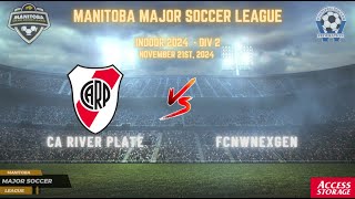 November 21st WSF Div 2 FCNW NexGen vs CA River Plate [upl. by Sadirah]