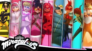 MIRACULOUS  🐞 TRANSFORMACIONES ☯️  TEMPORADA 4  Las Aventuras de Ladybug [upl. by Lenard]