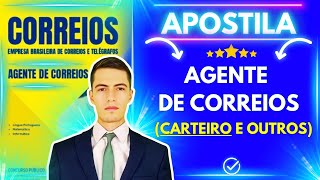 Apostila para Agente de Correios Carteiro e Outros do Concurso Público dos Correios 2024 [upl. by Arriaet]