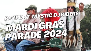 2024 Bayport Parading Society Mystic DJ Riders  Mardi Gras Parade  Mobile Alabama [upl. by Thomas]