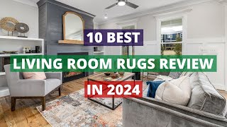 10 Best Living Room Rugs In 2024 Review For Home Decor [upl. by Corvin]