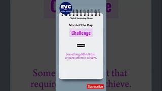 quotChallengequot Meaning in English English Vocabulary Course [upl. by Delisle811]