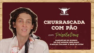 Churrascada com Pão Ep 17  Sanduíche com Rosbife de Filé Mignon e molho italiano à base de atum [upl. by Gaul]