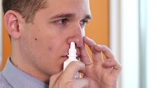 Mayo Clinic Minute Combat allergies like a pro by learning how to use your nasal spray properly [upl. by Tinaret]