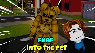 FNAF INTO THE PIT en ROBLOX  Five Nights at Freddys into the pit [upl. by Lecia]