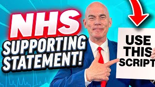 NHS SUPPORTING INFORMATION STATEMENT EXAMPLES How to Complete the NHS APPLICATION FORM [upl. by Andaira]