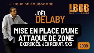 Mise en place dune attaque de zone Exercices jeu réduit 5c5 Joël Delaby [upl. by Ungley]