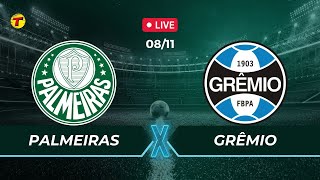 PALMEIRAS X GRÊMIO  CAMPEONATO BRASILEIRO  AO VIVO  08112024 [upl. by Nac]