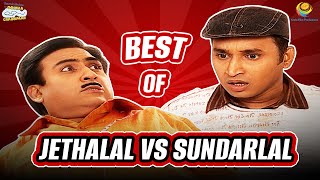 Best of Jethalal vs Sunderlal  Comedy Scenes  Taarak Mehta Ka Ooltah Chashmah [upl. by Inatirb169]