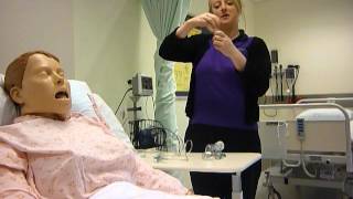 Administering Ventolin using a nebuliser [upl. by Levinson802]