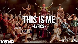 The Greatest Showman  This Is Me Lyric Video HD [upl. by Karen]